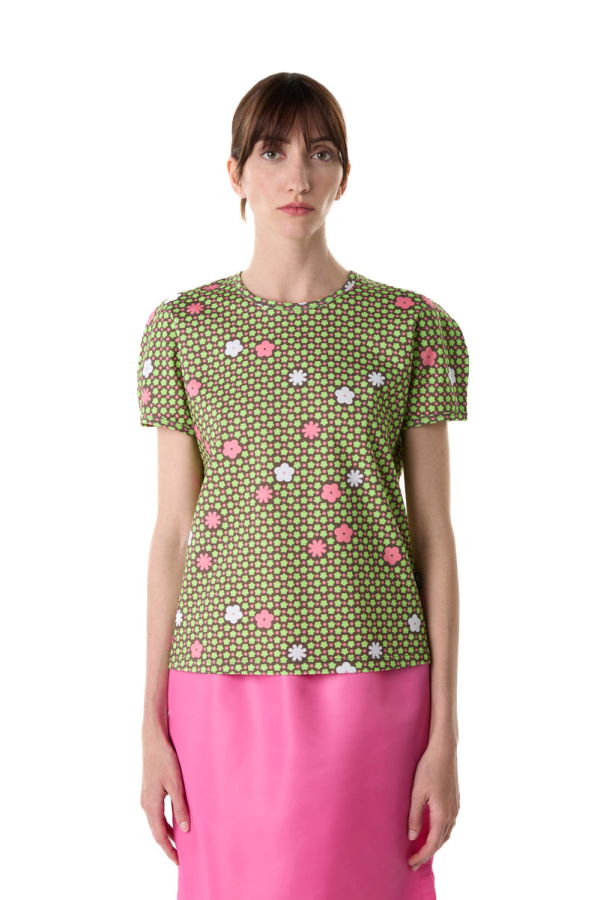 MM6 Maison Margiela Floral Print T-Shirt