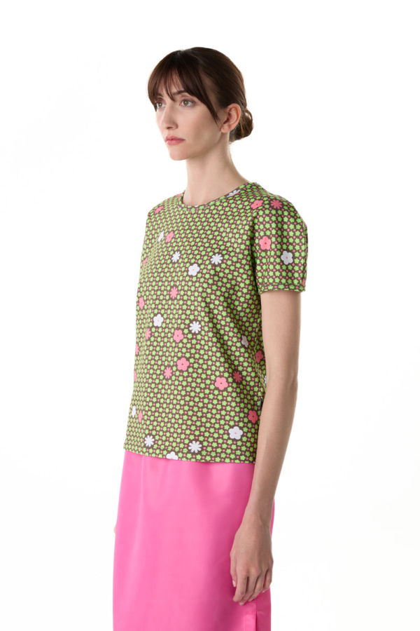 MM6 Maison Margiela Floral Print T-Shirt
