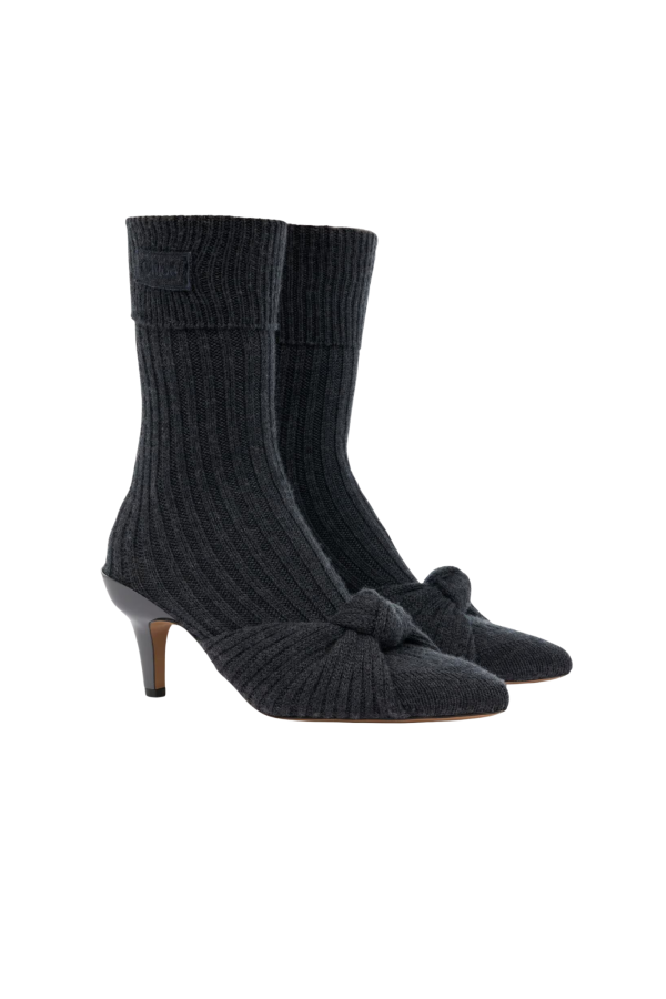 Chloé Suzie Boots - Elephant Grey
