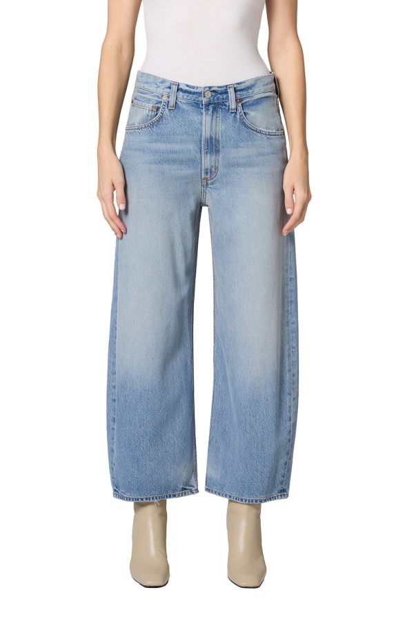 AGOLDE Low Curve Crop Jean - Medium Vintage Blue