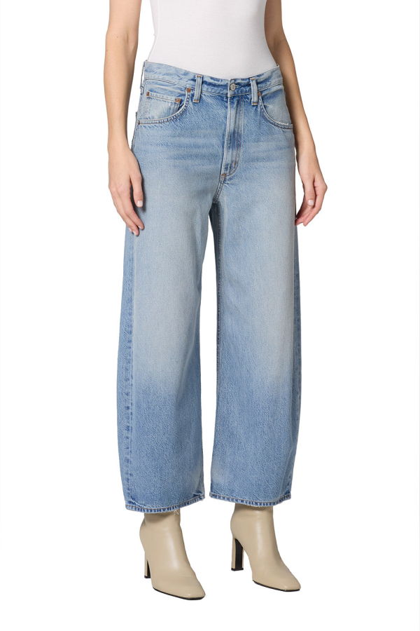 AGOLDE Low Curve Crop Jean - Medium Vintage Blue