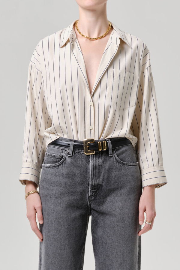 Citizens of Humanity Petit Ami Shirt - Ramble Stripe