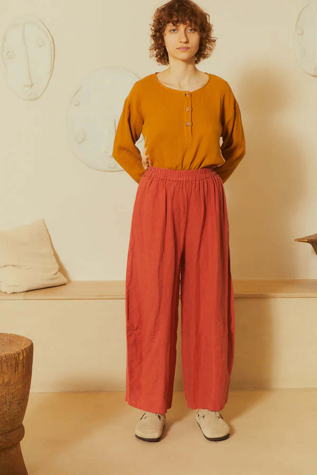 L.F.Markey Basic Linen Pant - Image 3 of 3