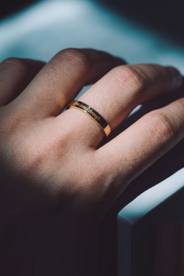 MATTER MATTERS Love Comes Through Gold Ring