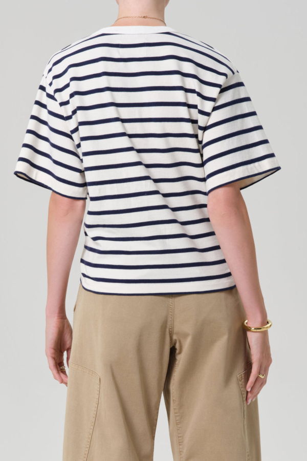 Citizens of Humanity Goldie Tee - Marine Stripe