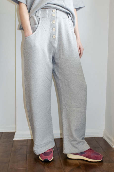 Monica cordera Cordera Curved Leg Pants - Denim | Garmentory