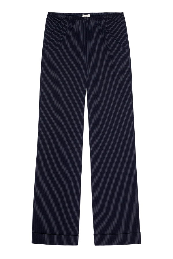 Donni. Pop Pinstripe Simple Pant