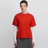 Extreme Cashmere No.268 Cuba Cotton-Cashmere Top - Tomato - Thumbnail 1