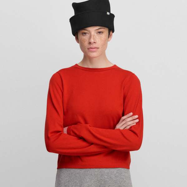 Extreme Cashmere Lisa Cotton-Cashmere Top