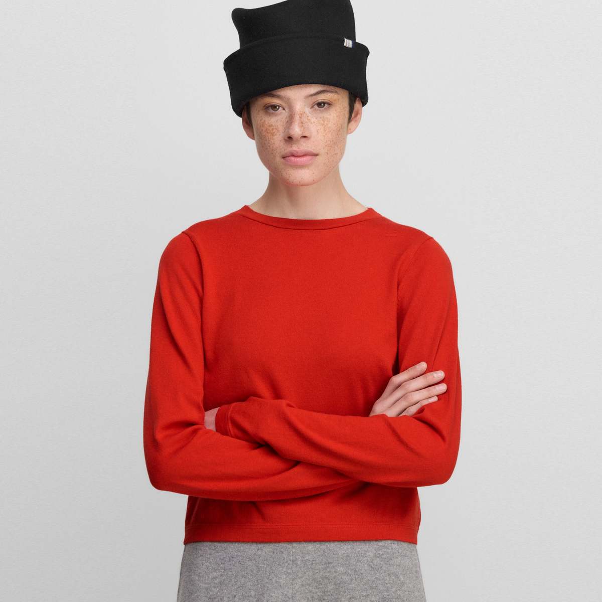 Extreme Cashmere Lisa Cotton-Cashmere Top - Image 1 of 1
