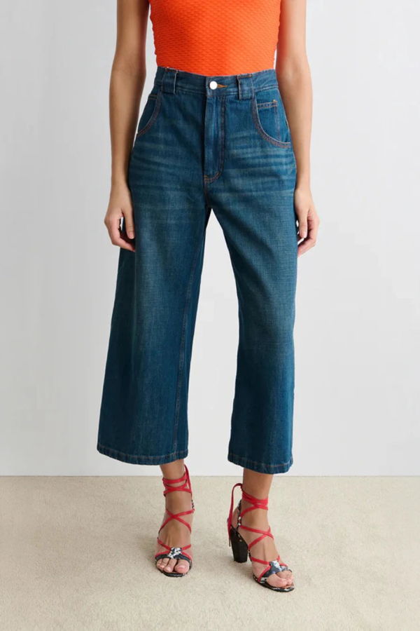 Rachel Comey Carpen Pant - Dark Wash Denim