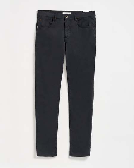 Auralee Hard Twist Wool Viyella Slacks - Black | Garmentory