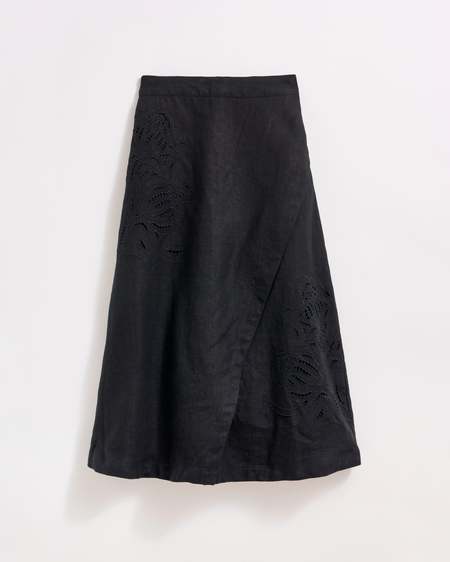 DIESEL O-Venus Midi Skirt - Black | Garmentory