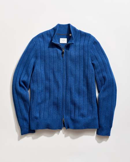 Camiel Fortgens Fitted Zip Cardigan Rib Jersey | Garmentory