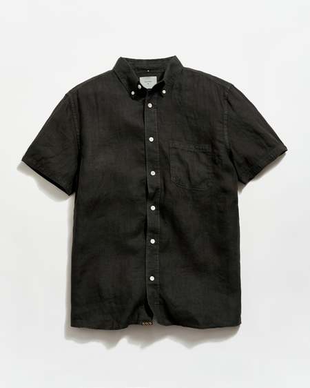 Stussy Open Collar Shirt - Blue Stripe | Garmentory