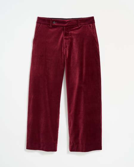 AMOMENTO Curved Capri Pants - Black | Garmentory