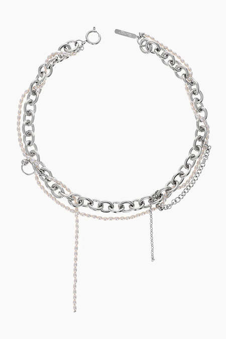 Justine Clenquet Holly Necklace - Silver | Garmentory