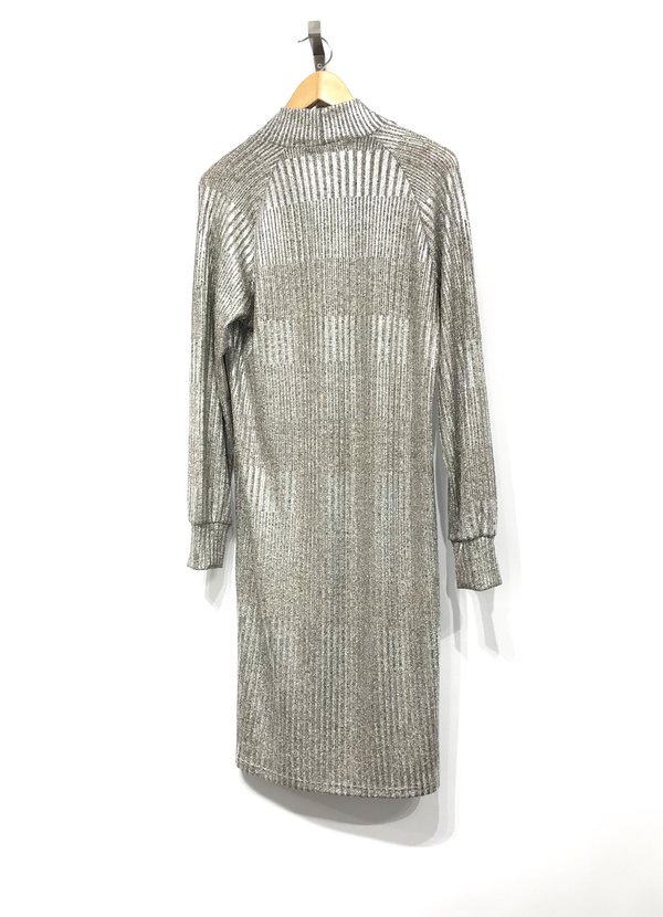 Allison Wonderland Louvre Dress - Metallic