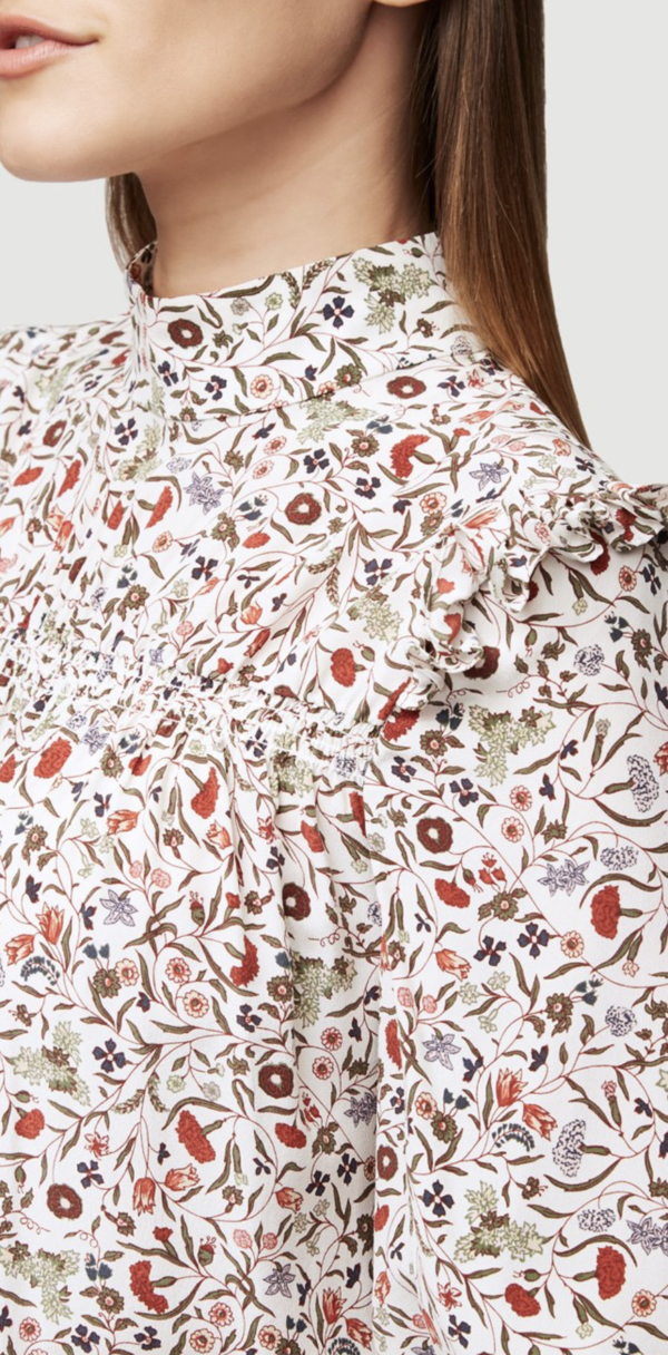 frame smocked shift dress