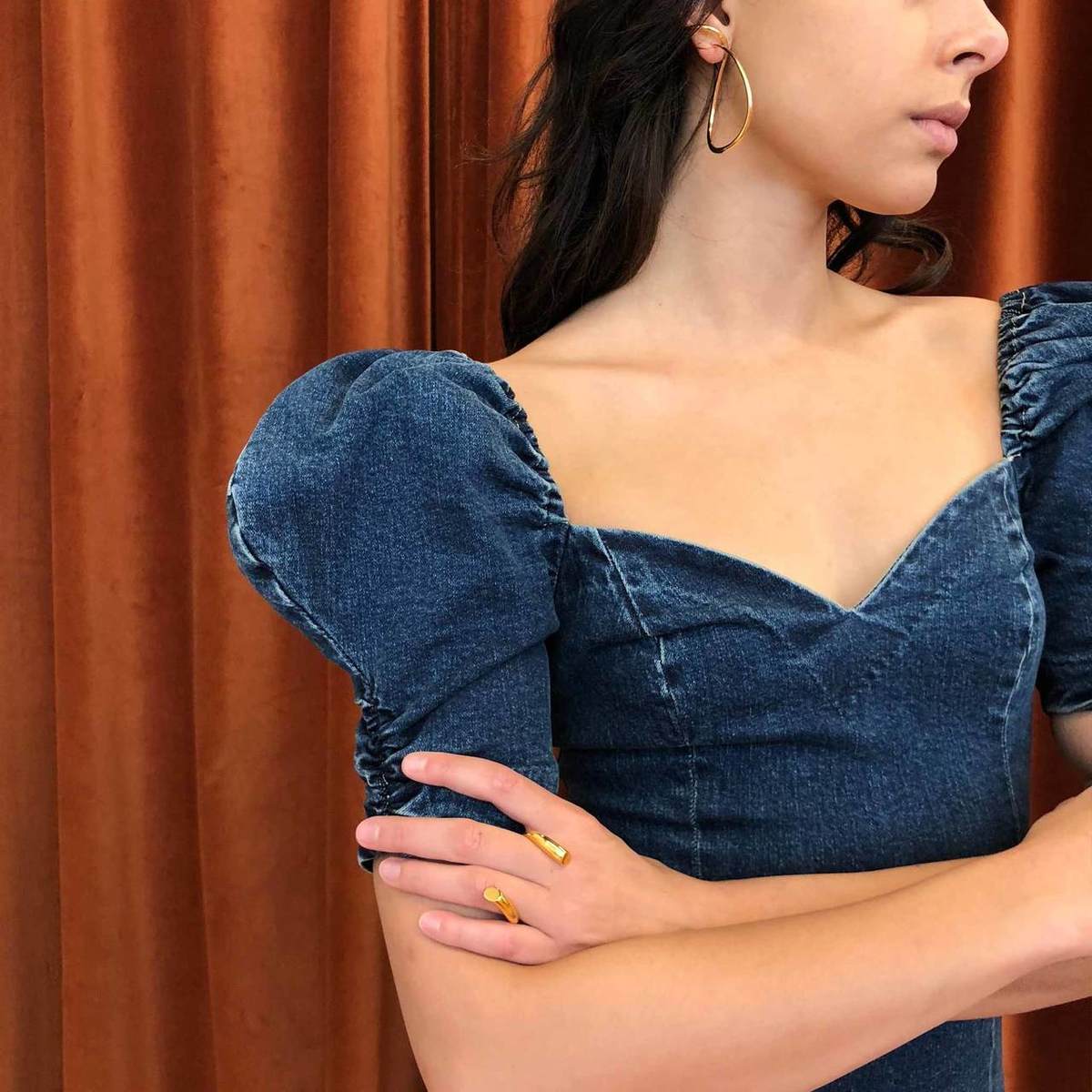 Adam Selman Carlotta Dress - Blue - Image 4 of 4