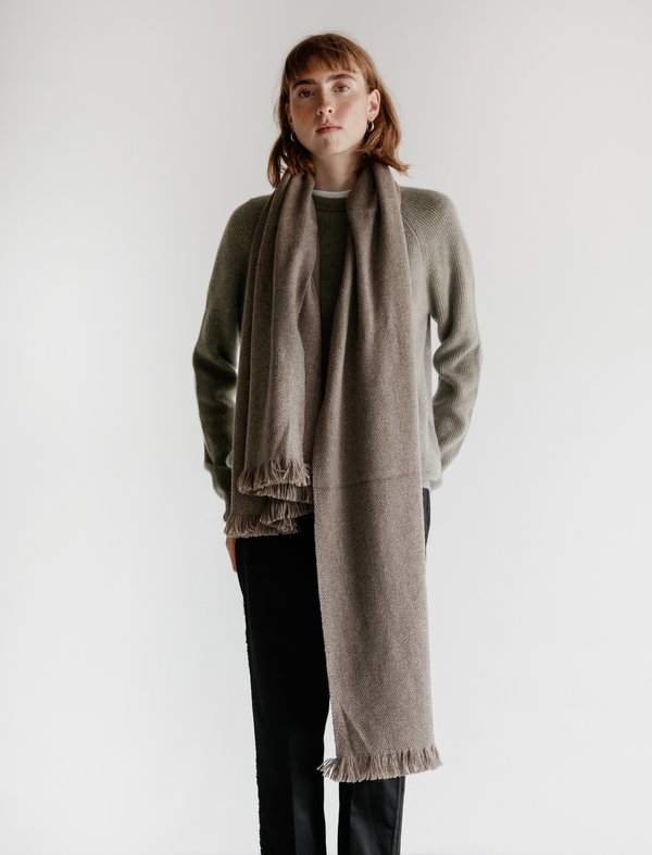 Cristaseya Yak Wool Scarf | Garmentory