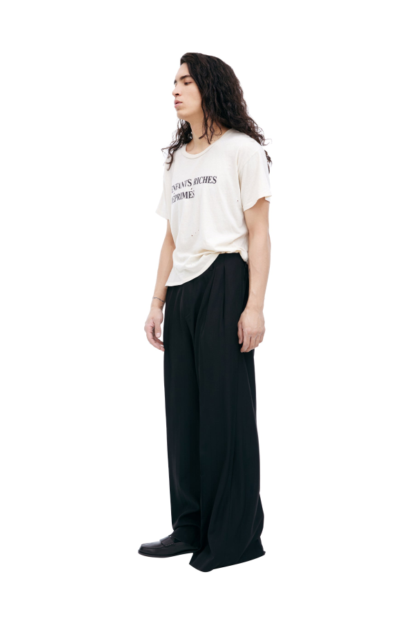 Enfants Riches Deprimes Perfect Flare Trousers - Black Pinstripe