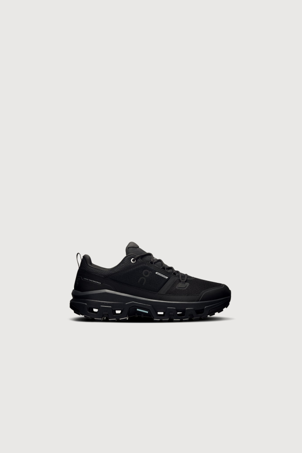 ON Cloudrock Low Waterproof Shoes - Black/Black