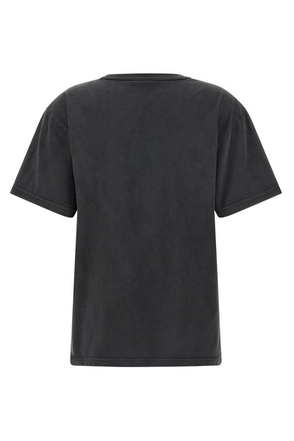 ALEXANDER WANG Short Sleeve Hotfix Logo Tee - Washed Black