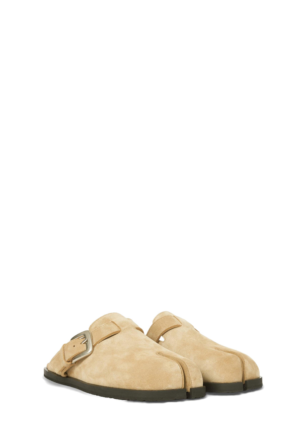 Maison Margiela Suede Tabi Daily Mule - Sand