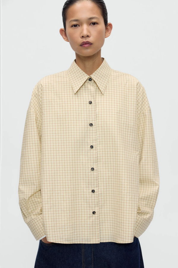 Cordera Checked Oversized Shirt
