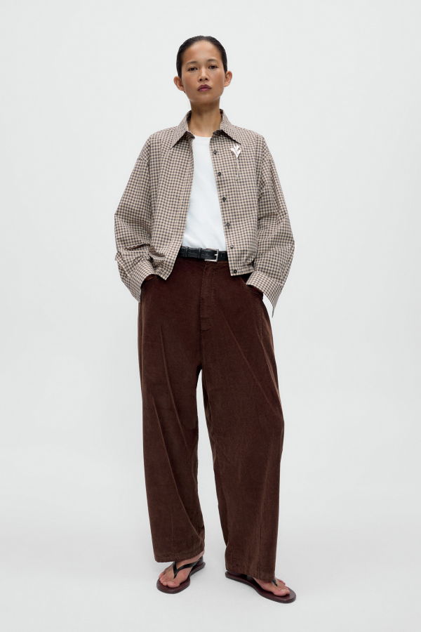 Cordera Corduroy Baggy Pants