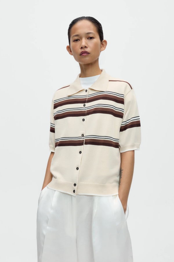 Cordera Organic Cotton Striped Polo