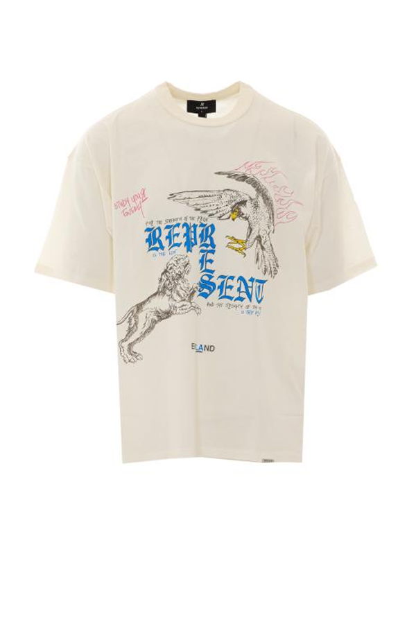 Represent T-Shirt - Flat White