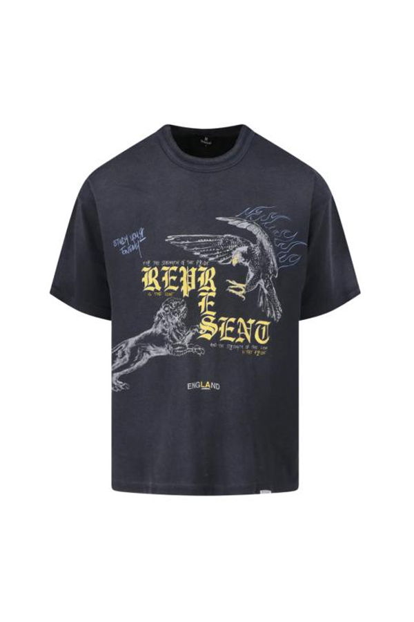 Represent T-Shirt - Washed Black