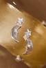 Mondo Mondo Moon Earrings - White Bronze - Thumbnail 2