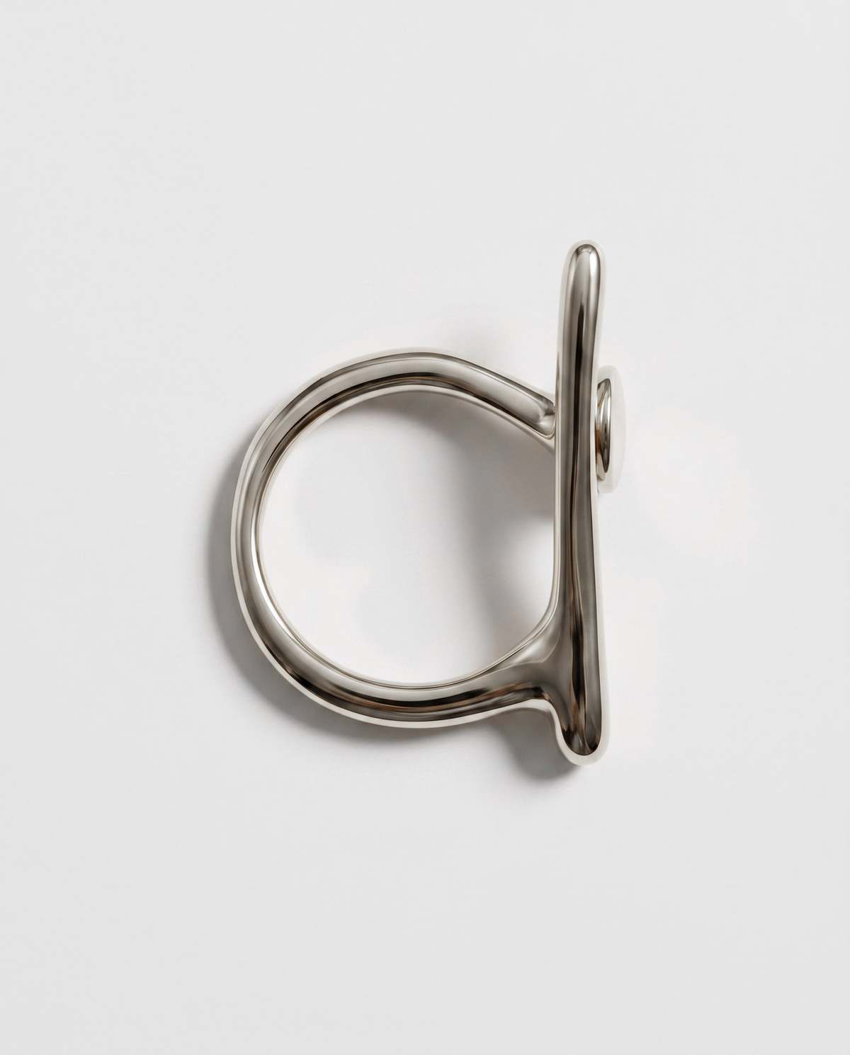 MATTER MATTERS Abstract Ring - Steel - Image 6 of 6