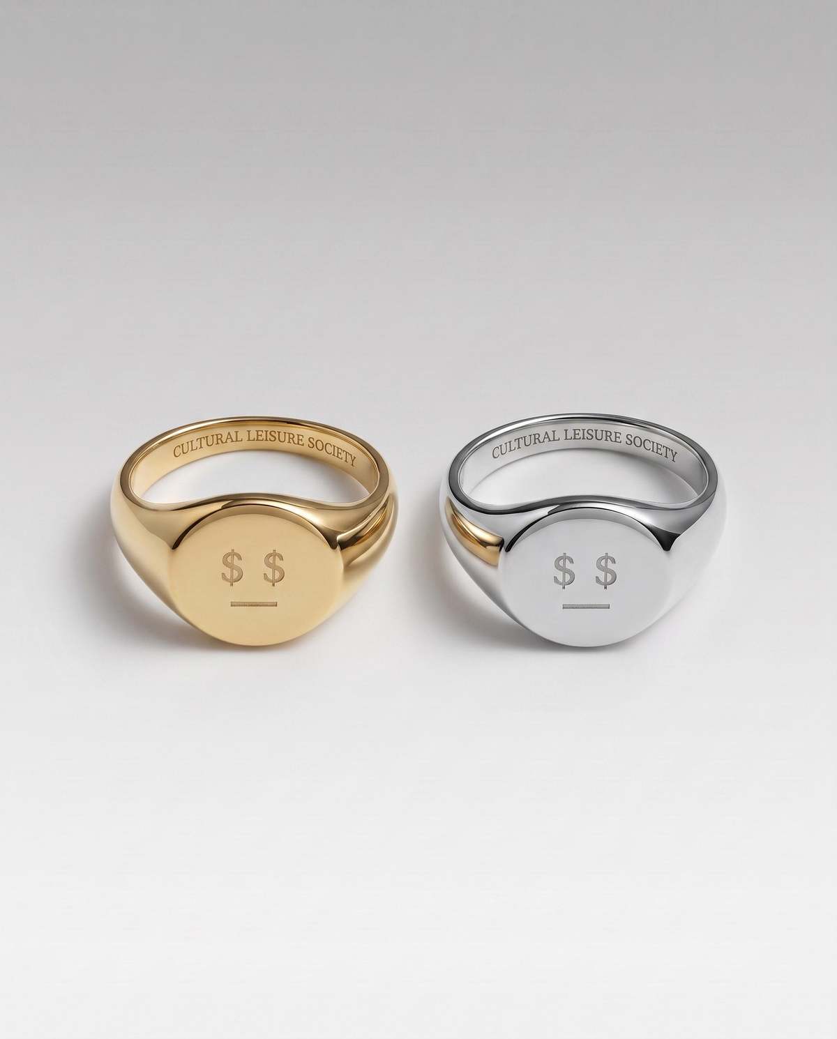 MATTER MATTERS Money Talks Steel Signet Ring - Image 8 of 9