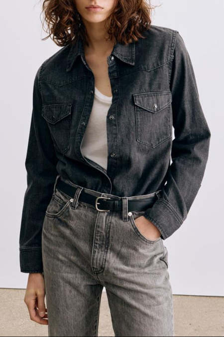 GOOPiMADE GNV-17 SOFTBOX Parabola Big Shirt - Iron Grey | Garmentory