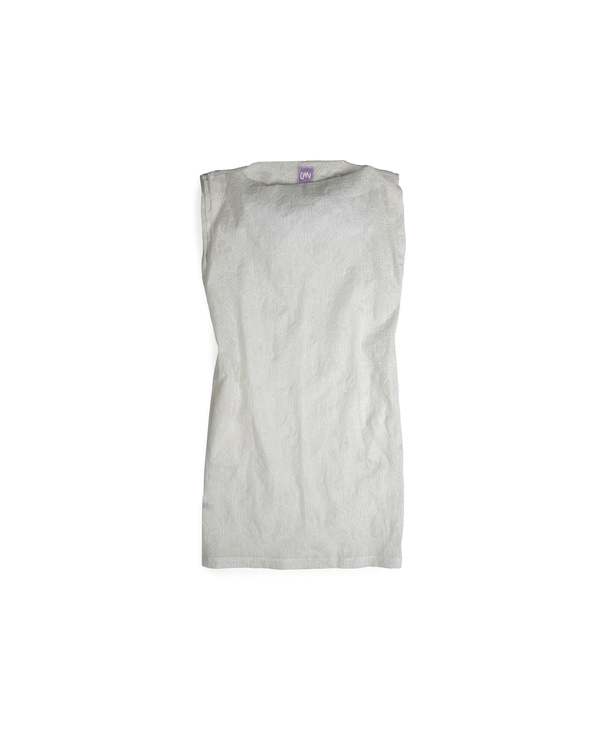 LWN Pinch Shift Floral Textured Cotton Dress