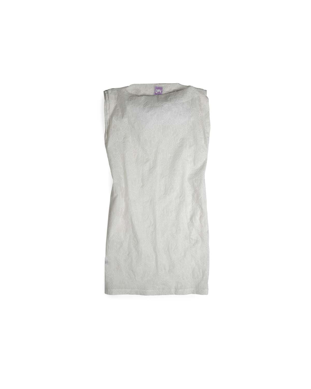 LWN Pinch Shift Floral Textured Cotton Dress - Image 1 of 4