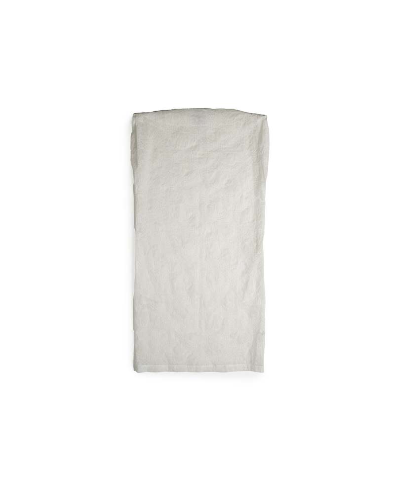 LWN Pinch Shift Floral Textured Cotton Dress