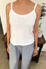 Le Bon Shoppe Dana Cami Tank Top - Vintage White - Thumbnail 2
