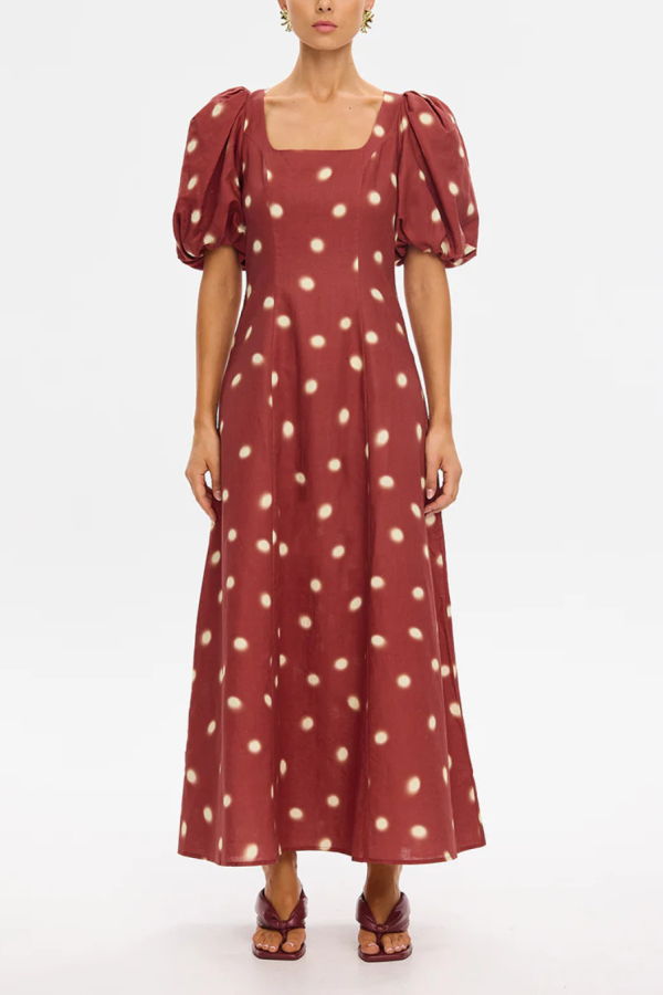 Kivari Saro Maxi Dress - Brick