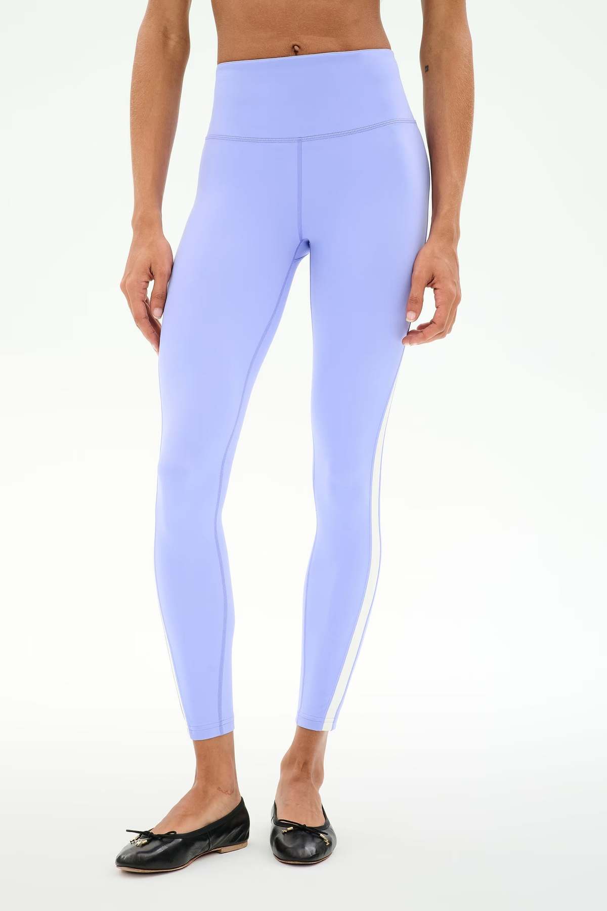 SPLITS59 Miles High Waist Rigor 7/8 Legging - Purple Haze/White - Image 2 of 5