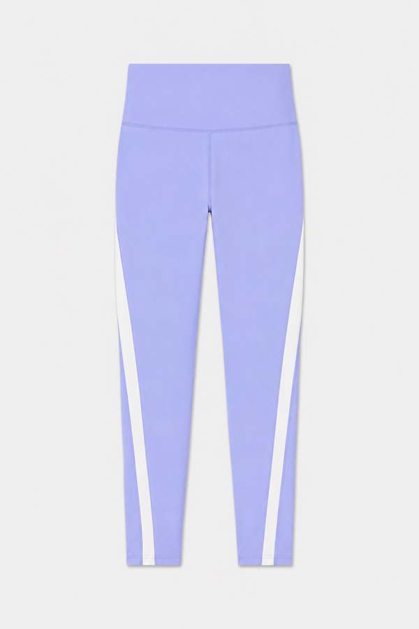 SPLITS59 Miles High Waist Rigor 7/8 Legging - Purple Haze/White