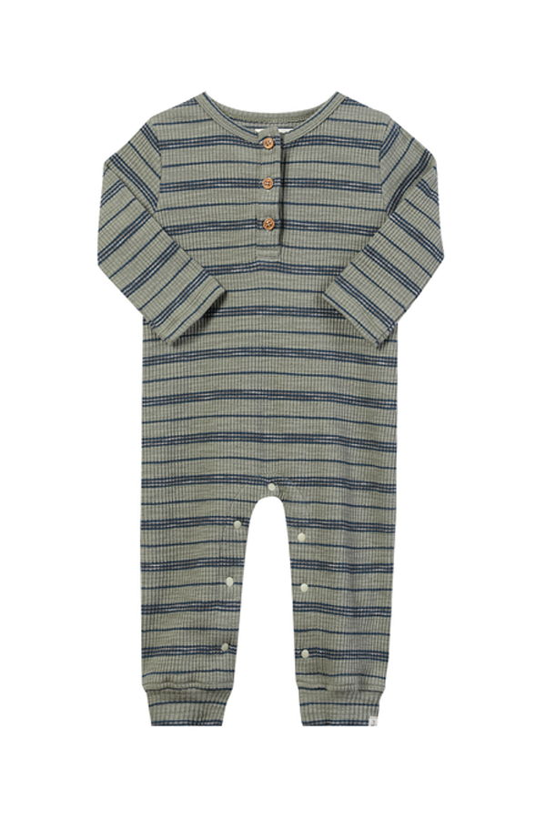 KIDS Me & Henry Mason Ribbed Henley Romper