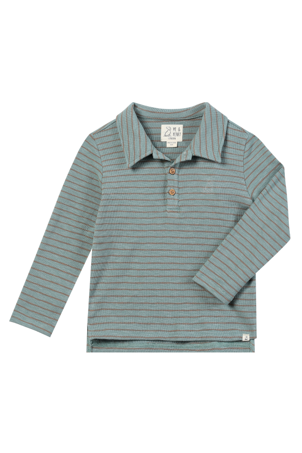 KIDS Me and Henry Spencer Stripe Polo