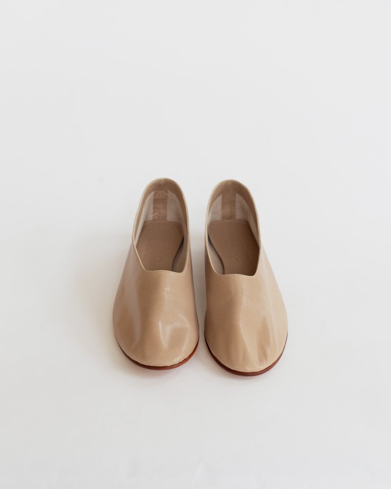 Leather heels Martiniano Beige size 39 EU in Leather - 42889405