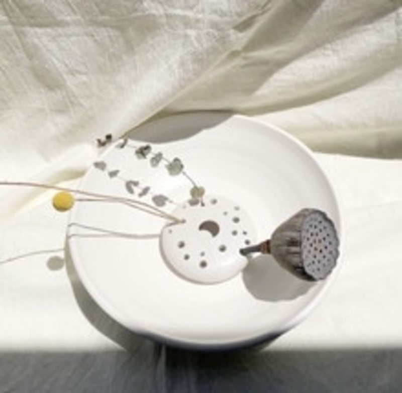 Notary Ceramics large ikebana bowl