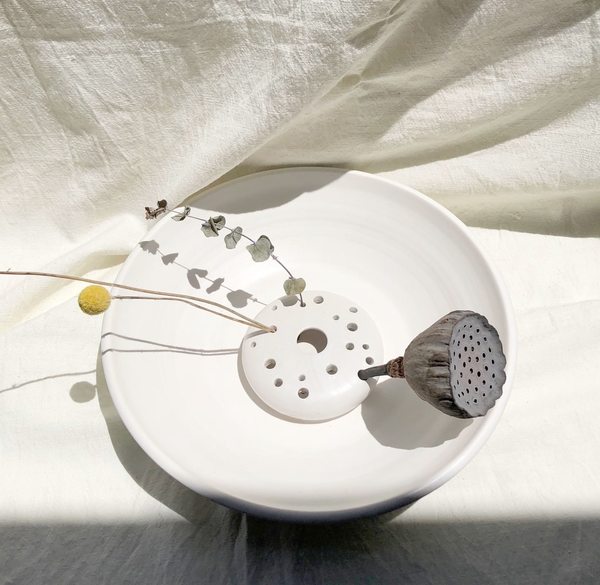 Notary Ceramics large ikebana bowl